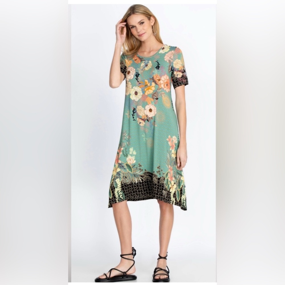 Johnny Was Floral Print Women's Dress - Multicolor